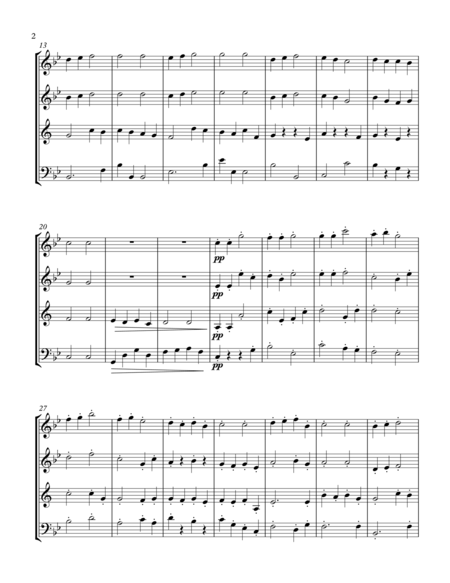 Personent Hodie For Wind Quartet Page 2