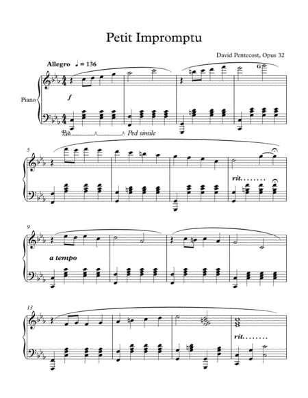 Petit Impromptu Opus 32 Page 2