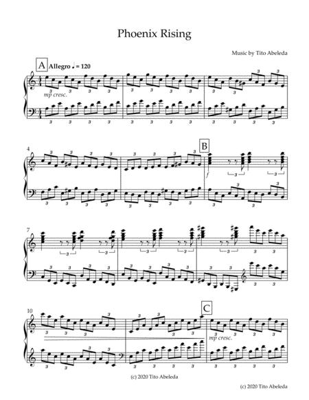 Phoenix Rising Piano Solo Page 2