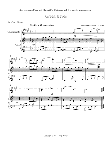 Piano And Clarinet For Christmas Vol I 14 Arrangements Page 2