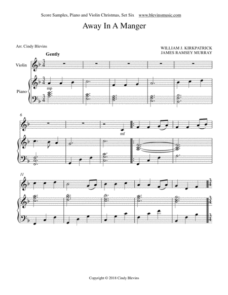 Piano And Violin For Christmas Set Six Page 2