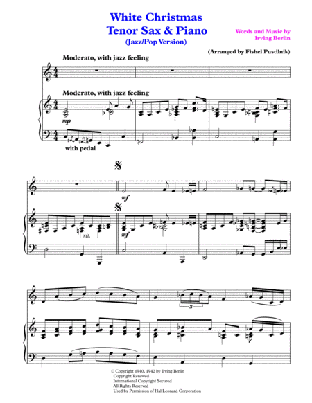 Piano Background For What Child Is This Tenor Sax And Piano Page 2