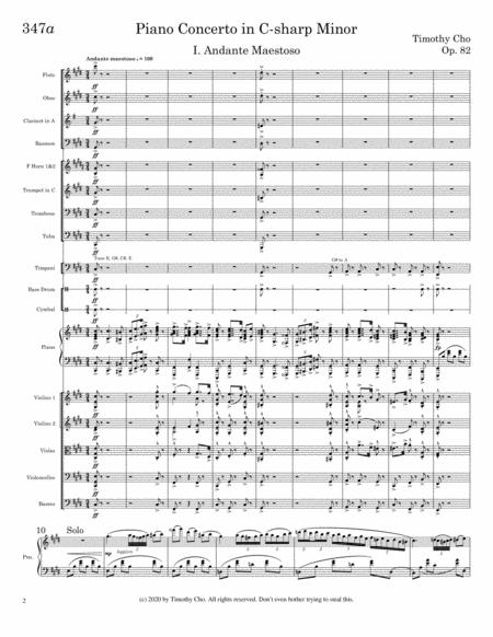 Piano Concerto In C Sharp Minor I Andante Maestoso Page 2