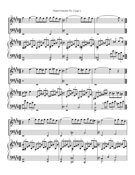 Piano Concerto No 2 Op 18 Ii Adagio Sostenuto Page 2