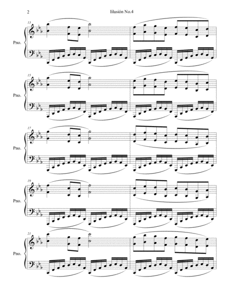 Piano Ilusion No 4 Page 2