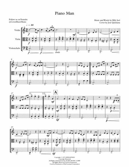 Piano Man String Trio Page 2