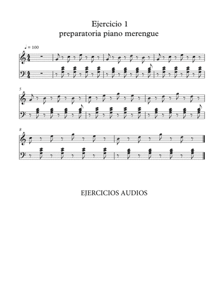 Piano Merengue Ejercicios Preparatoria Page 2