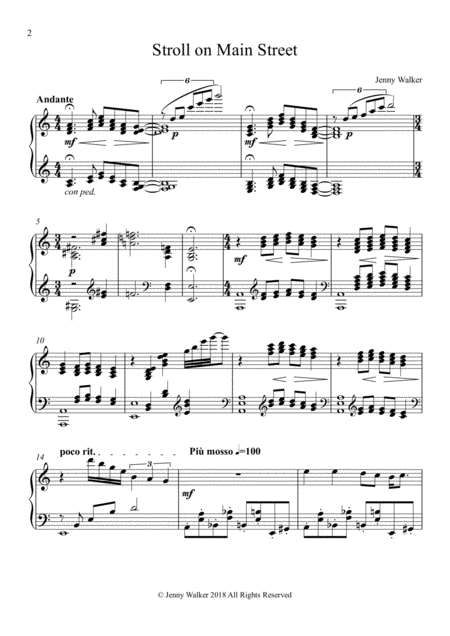 Piano Tracks 11 Stroll On Main Street Page 2