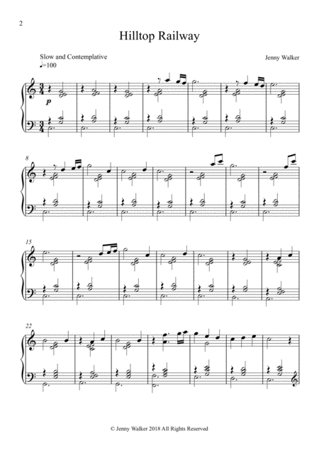 Piano Tracks 7 Hilltop Railway Page 2