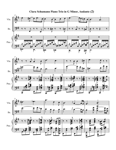 Piano Trio In G Minor Op 17 Adagio Arr For Double Bass Piano Violin Page 2