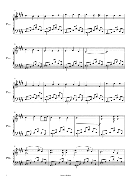 Piano Variation On Romance D Amour Aka Jeux Interdits Page 2