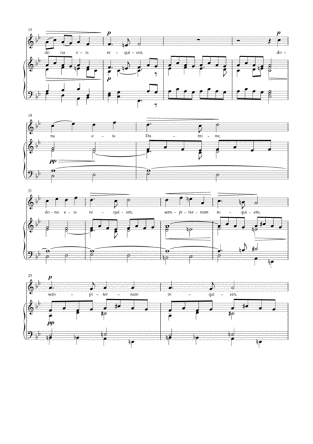 Pie Jesu For Voice And Piano Page 2