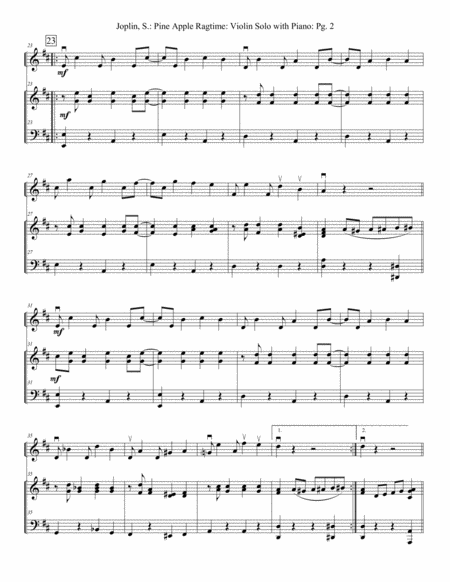 Pine Apple Ragtime String Page 2