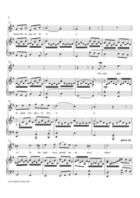Plaisir D Amour Voice And Piano Page 2