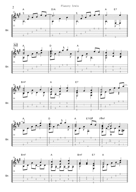 Planxty Irwin Turlough O Carolan Fingerstyle Guitar Page 2