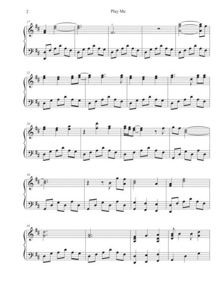 Play Me Neil Diamond Harp Solo Page 2