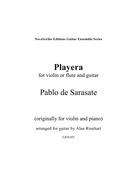 Playera Arr For Guitar And Flute Or Violin Page 2