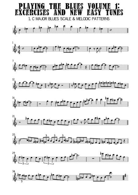 Playing The Blues Volume 1 For Eb Pitch Treble Clef Instruments Page 2