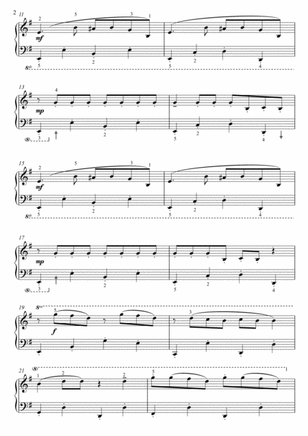 Poker Face Piano Grade 3 Page 2