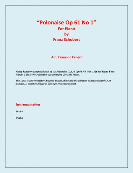 Polonaise F Schubert For Piano Intermediate Page 2