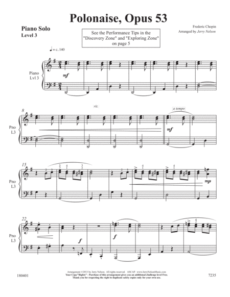 Polonaise Opus 53 Chopin 3 For 1 Piano Standalone Arr S Page 2