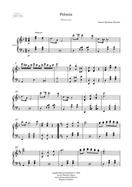 Polonia Mazurka For Piano Page 2