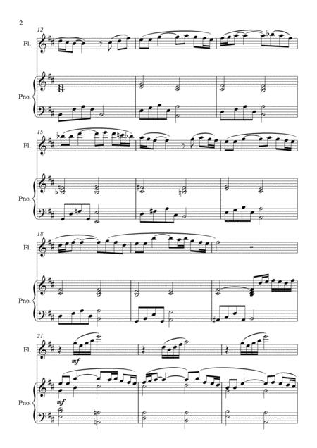 Polovtsian Dance For Flute And Piano Page 2