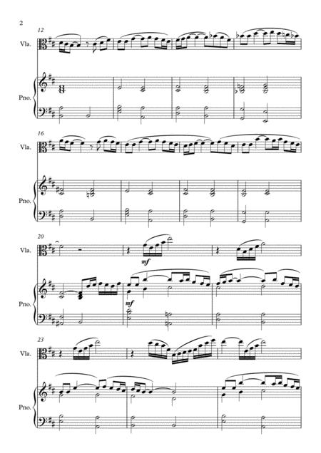 Polovtsian Dance For Viola And Piano Page 2