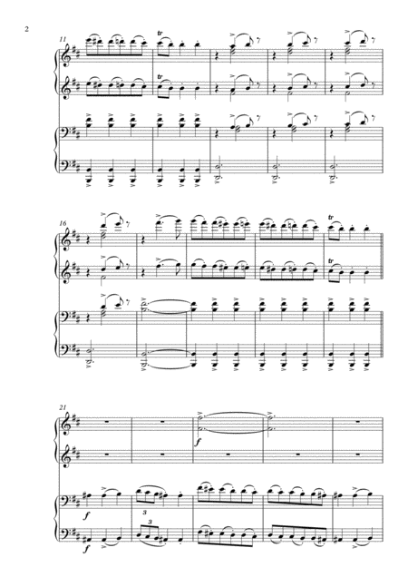 Polovtsian Dance Number Three For Piano Duet Page 2