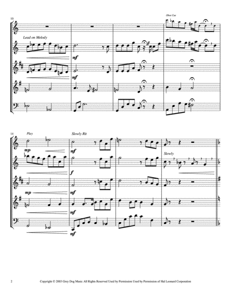 Popular For Wind Quintet Page 2