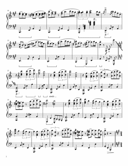 Por Una Cabeza Piano Version Page 2