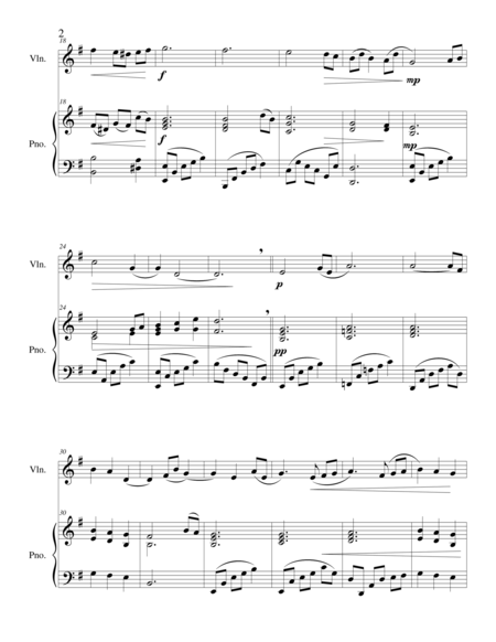 Prayer From The Heart For Violin And Piano Page 2