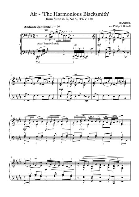 Prb Piano Series The Harmonious Blacksmith Handel Page 2