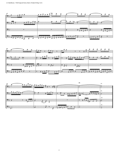 Prelude 18 From Well Tempered Clavier Book 1 Bassoon Quartet Page 2