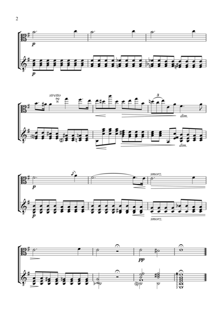 Prelude 4 7 For Viola And Guitar Page 2