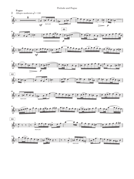 Prelude And Fugue For Brass Trio Page 2