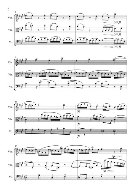 Prelude And Fugue In A Bwv 864 Arranged For String Trio Page 2