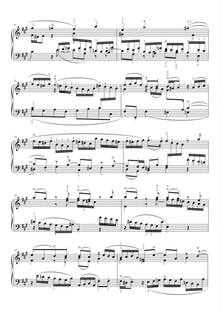 Prelude And Fugue In A Major Bwv 864 Page 2