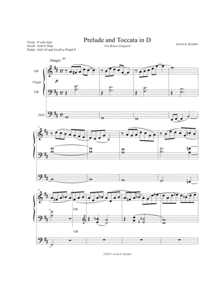 Prelude And Toccata In D Page 2