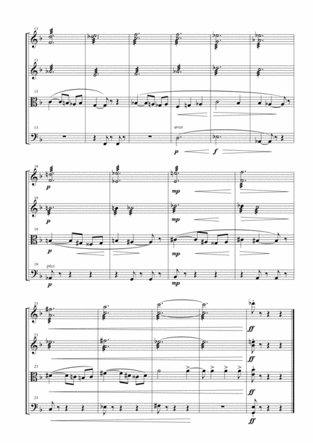 Prelude Aragonaise From Carmen Suite For String Quartet Page 2