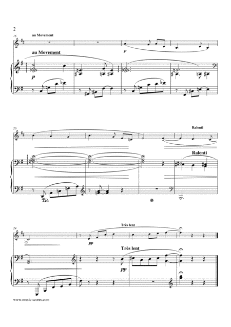 Prelude For The Paris Conservatoire French Horn And Piano Page 2