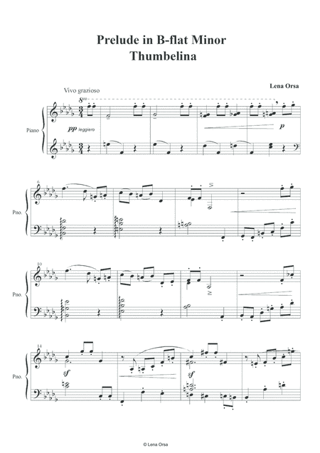 Prelude In B Flat Minor Thumbelina Page 2