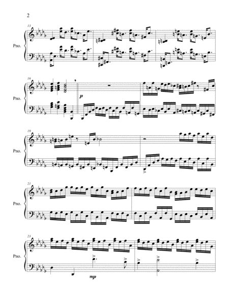 Prelude In B Flat Minor Page 2