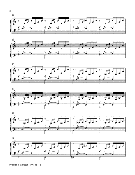 Prelude In C Major Page 2