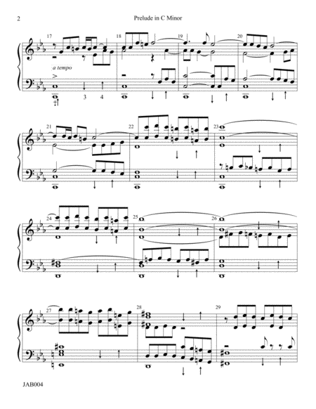 Prelude In C Minor Bwv 549 Page 2