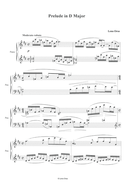 Prelude In D Major Page 2