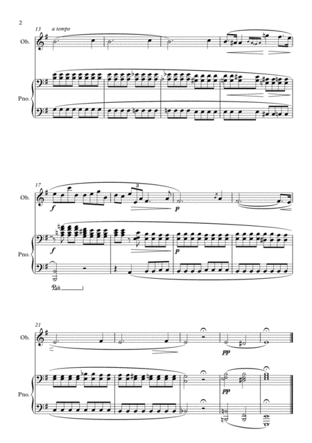 Prelude In E Minor Op 28 No 4 For Oboe Piano Page 2