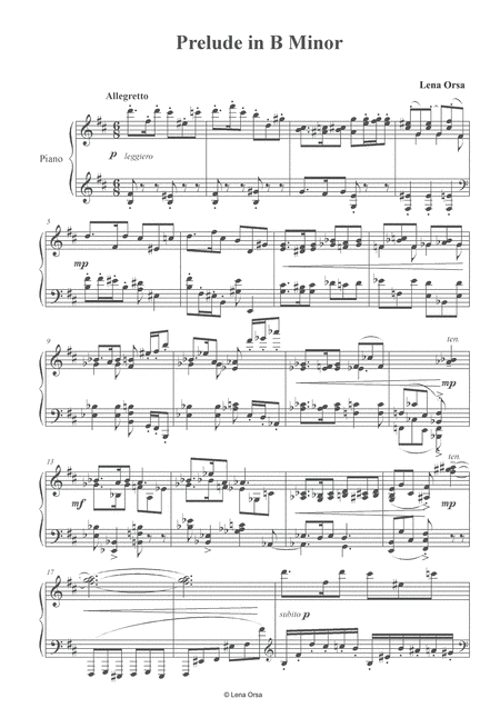 Prelude In H Minor Page 2