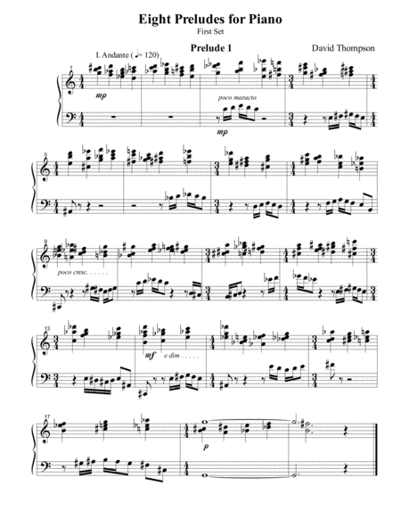 Preludes For Piano First Set Page 2