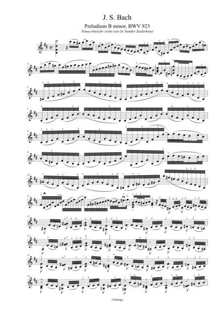 Preludium B Minor For Solo Violin Bwv 923 Page 2